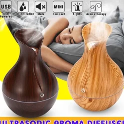 UMIDIFICATORE ULTRASUONI DIFFUSORE DI AROMI OLI ESSENZIALI PER AROMATERAPIA BROC