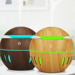 UMIDIFICATORE ULTRASUONI DIFFUSORE DI AROMI OLI ESSENZIALI PER AROMATERAPIA USB