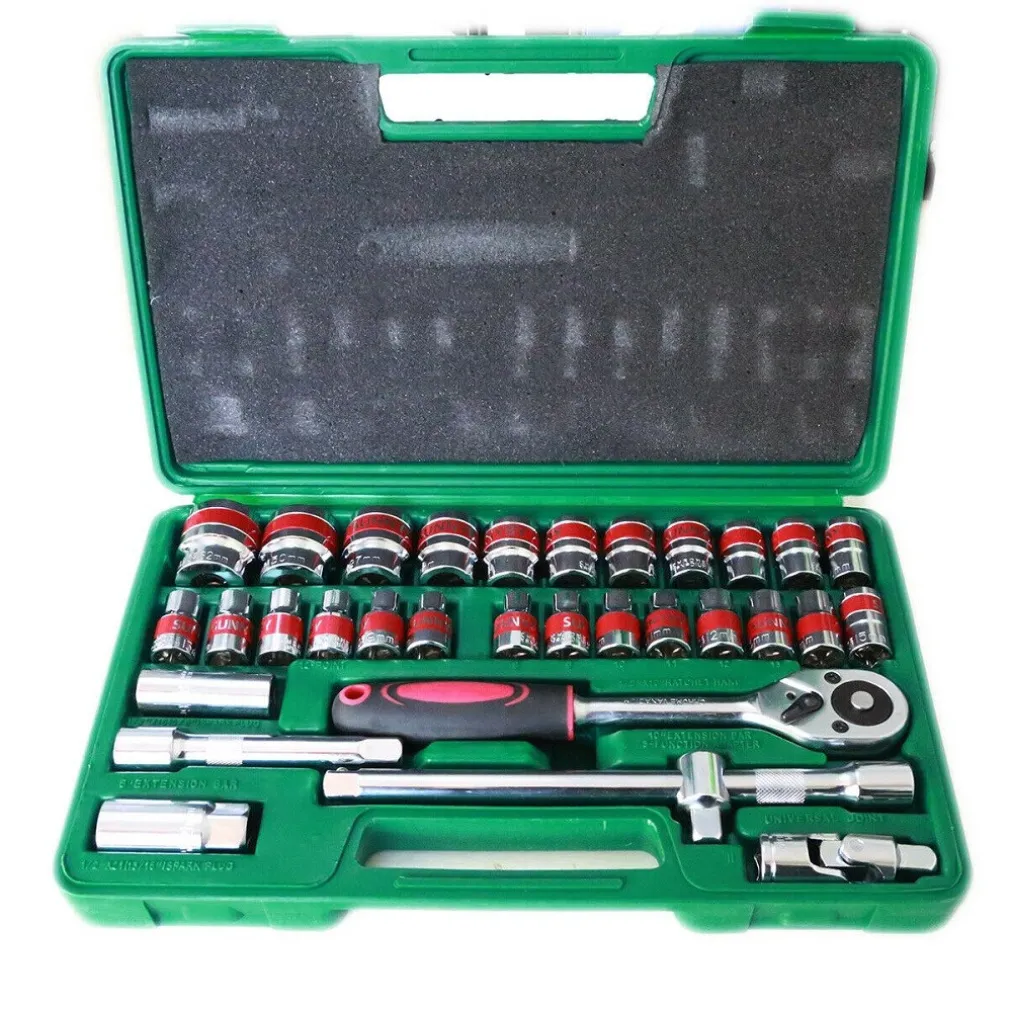 VALIGIA SET CHIAVI A BUSSOLA 32 PEZZI VANADIUM CON CRICCHETTO 32 PZ VANADIUM