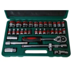 VALIGIA SET CHIAVI A BUSSOLA 32 PEZZI VANADIUM CON CRICCHETTO 32 PZ VANADIUM