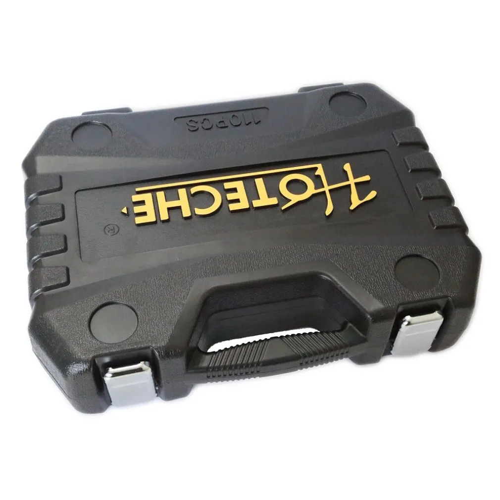 VALIGIA SET CHIAVI A BUSSOLA 110 PZ 1/2" 1/4" CHIAVI A CRICCHETTO REVERSIBILI