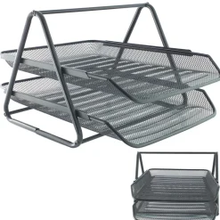 VASCHETTA PORTADOCUMENTI PORTA DOCUMENTI PER UFFICIO IN METALLO SCRIVANIA 2