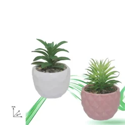 VASO IN CERAMICHE PER PIANTINE CASA GIARDINO DECORAZIONE INTERNO CASA 15X9 CM