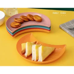 Vassoio 5 Scomparti Colorati per Snack Frutta Secca Dolci e Finger Food