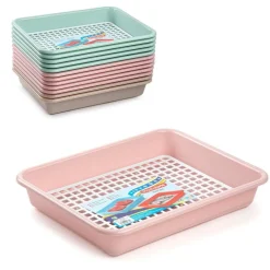 VASSOIO DEFROST RETTANGOLARE IN PLASTICA RESISTENTE PER SCONGELARE CIBI 114771A