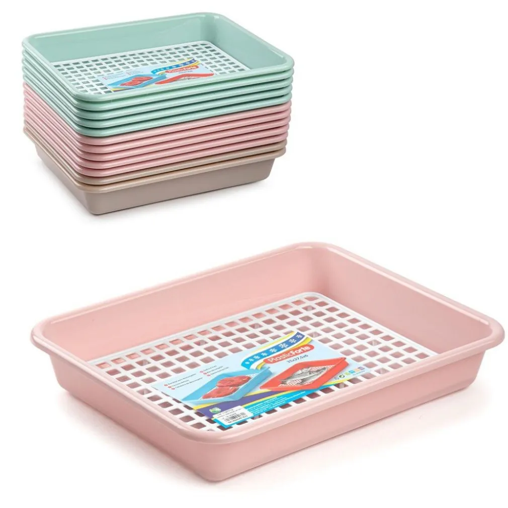 VASSOIO DEFROST RETTANGOLARE IN PLASTICA RESISTENTE PER SCONGELARE CIBI 114771A