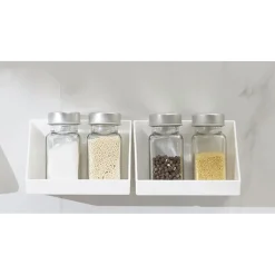 VASSOIO MULTIUSO ARMADIETTO ORGANIZZATORE ACCESSORI BAGNO TRUCCO BIANCO 117X77X83MM 10853