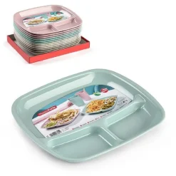 VASSOIO TRIO IN PLASTICA RIUTILIZZABILE PIATTO IDEALE PER APERITIVI FESTE 140621A