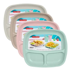 VASSOIO TRIO IN PLASTICA RIUTILIZZABILE PIATTO IDEALE PER APERITIVI FESTE 140621A