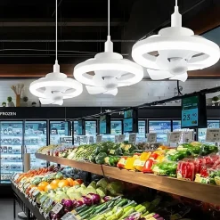 VENTILATORE SOFFITTO CON LUCE LED RGB REGOLABILE SKY REFRESH CON TELECOMANDO