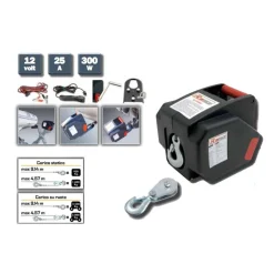 VERRICELLO ARGANO ELETTRICO 12 VOLT PARANCO RIBIMEX RIBITECH CON TELECOMANDO