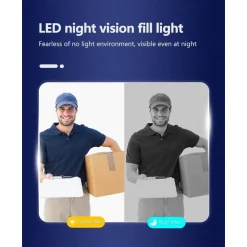 VIDEOCITOFONO CAMPANELLO SENZA FILI DA ESTERNO IMPERMEABILE IP67 SCHERMO IPS 4,3''