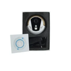 VIDEOCITOFONO WI FI WIRELESS SMARTPHONE SENSORE PIR REGISTRA SD SMART DOORBELL