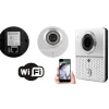 VIDEOCITOFONO WIFI CAMPANELLO LED IR LAN HD CAMERA CHIAMATA REMOTA SMARTPHONE