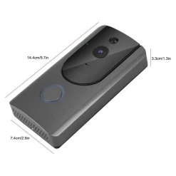 VIDEOCITOFONO WIFI IP TELECAMERA CITOFONO CAMPANELLO SENZA FILI APP SMARTPHONE