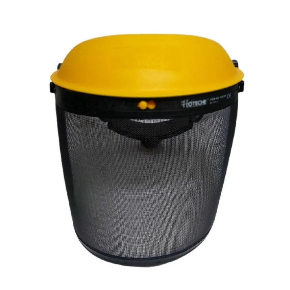 VISIERA PER DECESPUGLIATORE CUFFIE REGOLABILE A RETE PROTETTIVA MASCHERA 435320