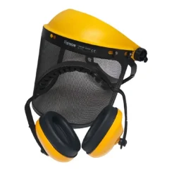 VISIERA PER DECESPUGLIATORE CUFFIE REGOLABILE A RETE PROTETTIVA MASCHERA 435320