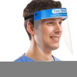 VISIERA PROTETTIVA A PROTEZIONE TOTALE UNIVERSALE X TESTA E OCCHI RIUTILIZZABILE