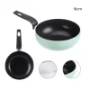 WOK ANTIADERENTE CM 16 CON MANICO PADELLA ACCESSORI CUCINA COLORI ASSORTITI